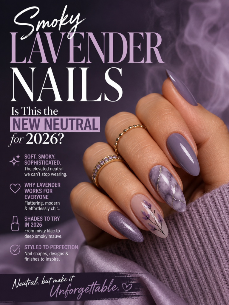 Smoky Lavender Nails: Is This the New Neutral for 2026?